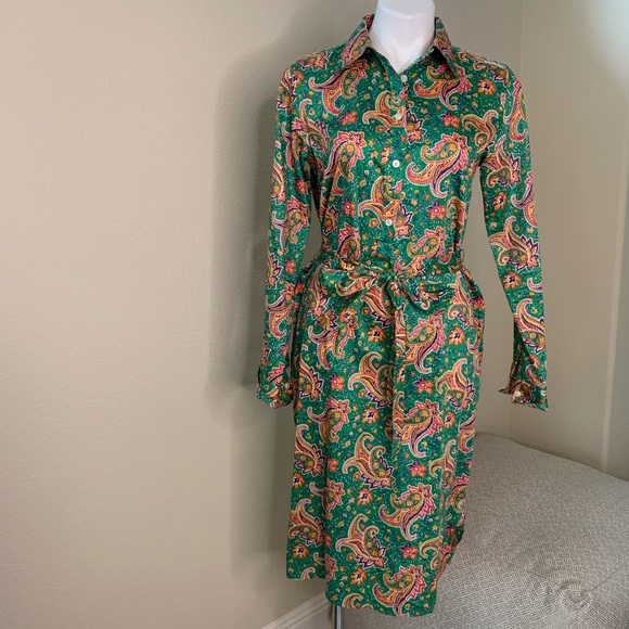 Lauren Ralph Lauren Dresses & Skirts - Lauren Ralph Lauren Paisley Shirt Dress